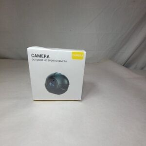 Outdoor HD Sports Camera - White Box with Yellow Accent